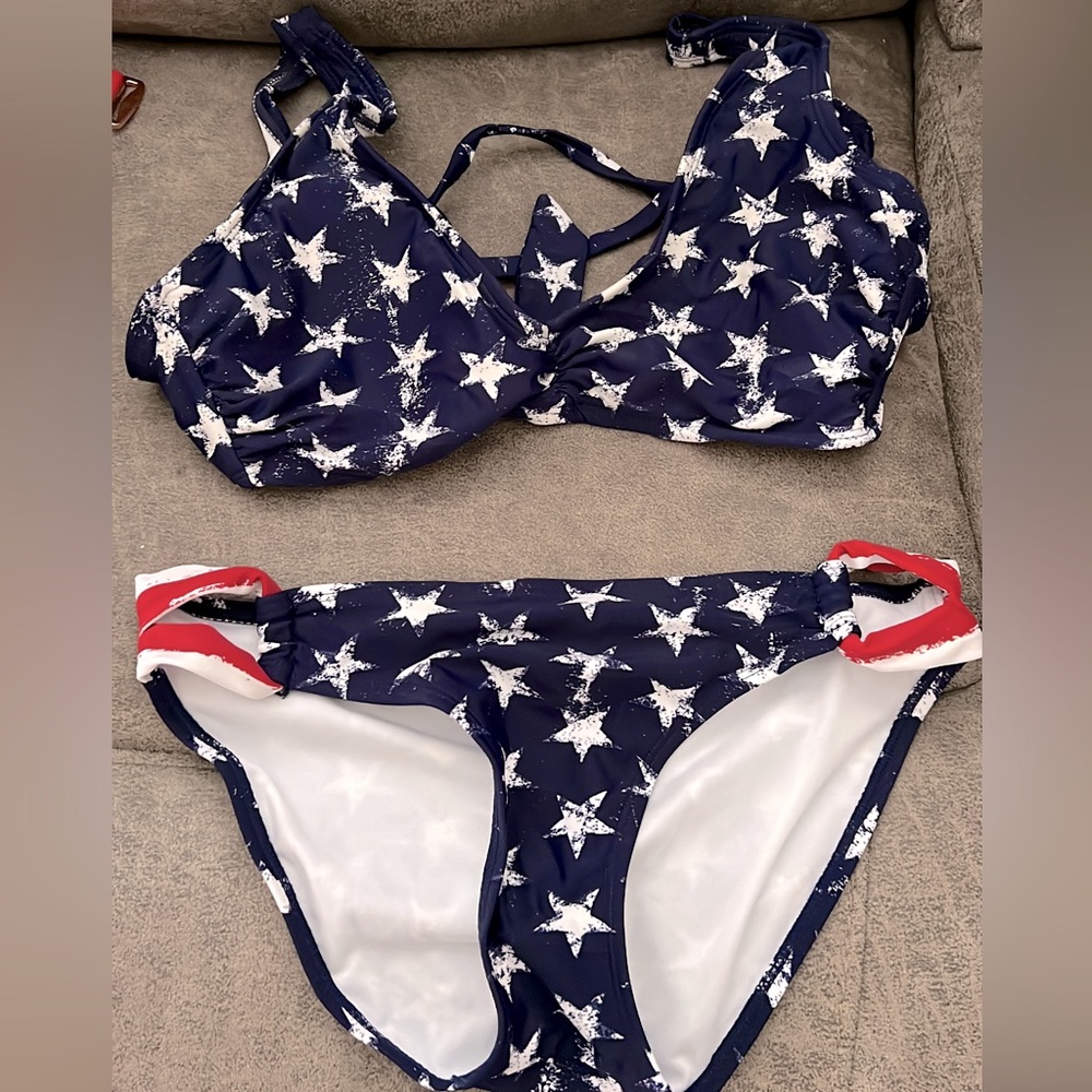 Fourth of July bathing suit set